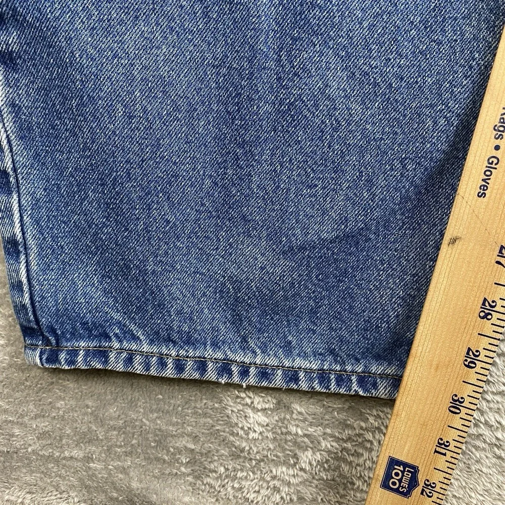 Carhartt Jeans Men 49x30 Blue Denim Big&Tall Straight Workwear Grunge VTG No Tag